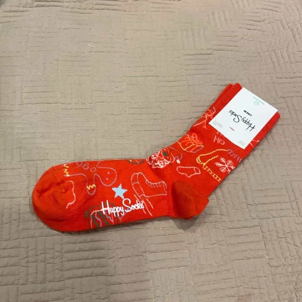 NWT Happy Socks Happy Holiday Design